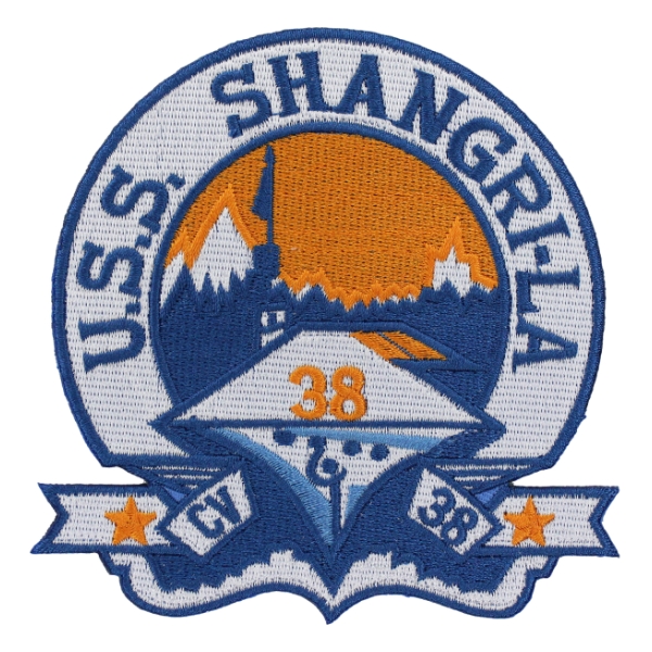 USS Shangri-La CV-38 Ship Patch