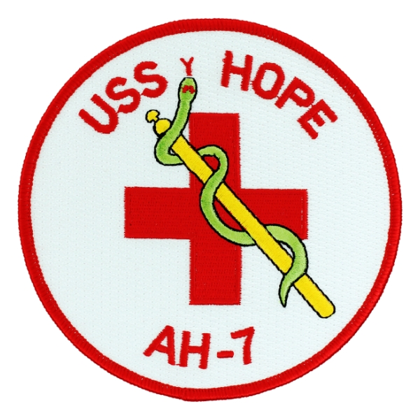 USS Hope AH-7 Ship Patch