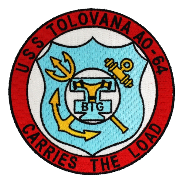 USS Tolovana AO-64 Ship Patch