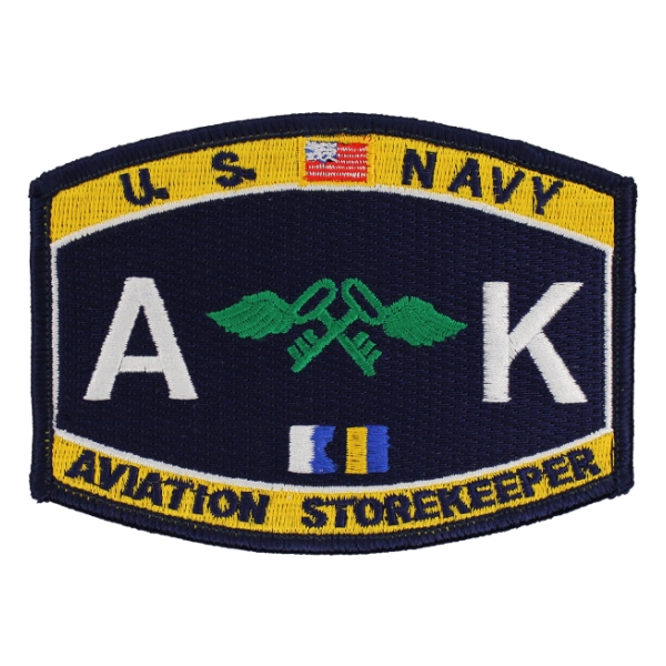 USN RATE AK Aviation Storekeeper Patch