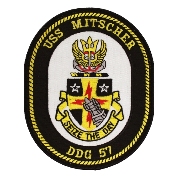 USS Mitscher DDG-57 Ship Patch