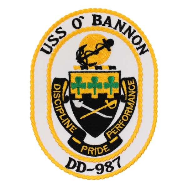 USS O'Bannon DD-987 Ship Patch
