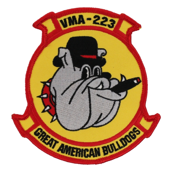 Marine Attack Squadron VMA-223 (Great American Bulldogs) Patch
