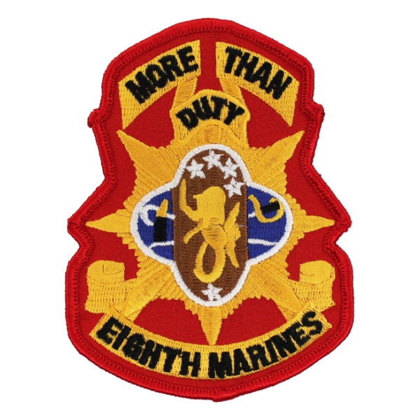 8th Marine regiment patch