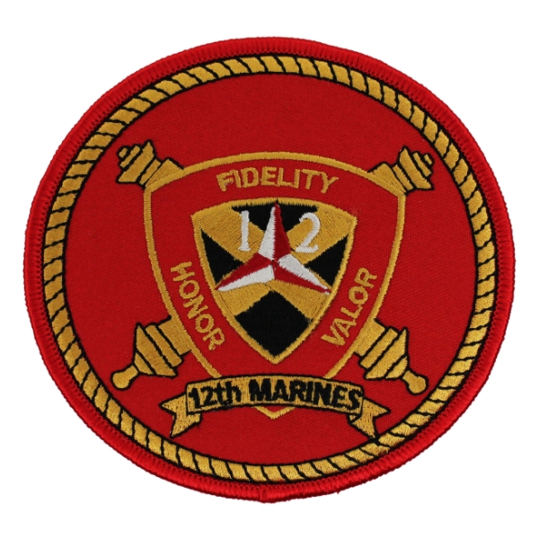 12th Marines Regiment Patch