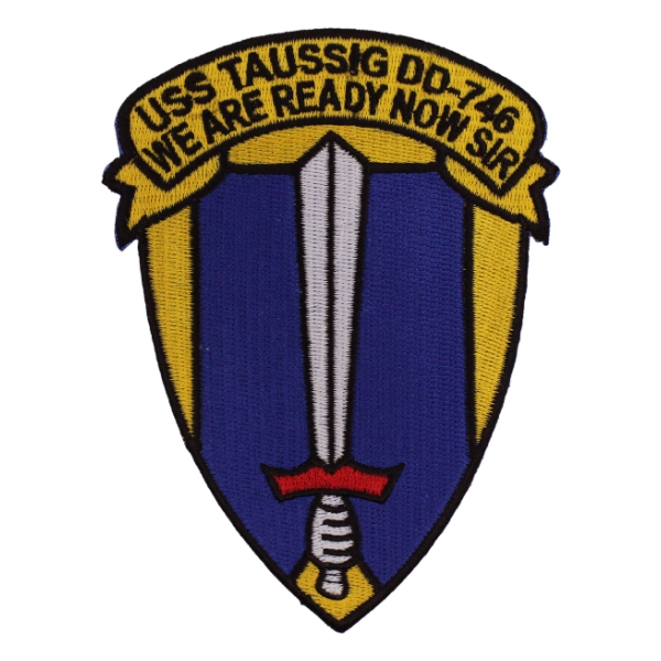 USS Taussig DD-746 Ship Patch