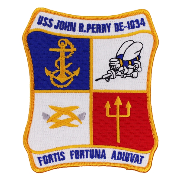 USS John R. Perry DE-1034 Ship Patch