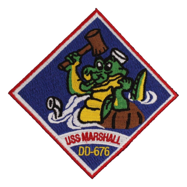 USS Marshall DD-676 Ship Patch