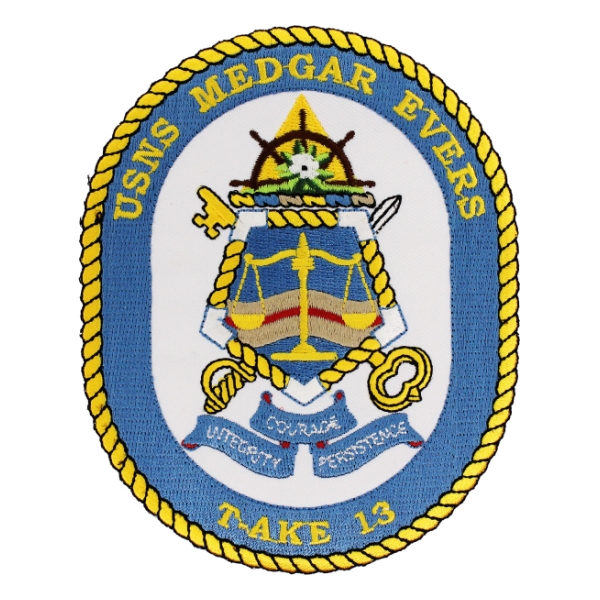 USNS Medgar Evers T-AKE-13 Patch