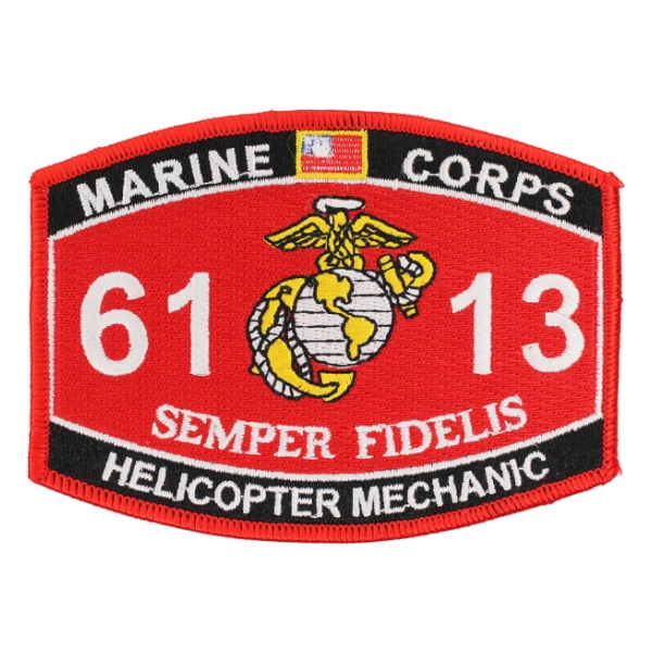 USMC MOS 6113 Helicopter Mechanic Patch