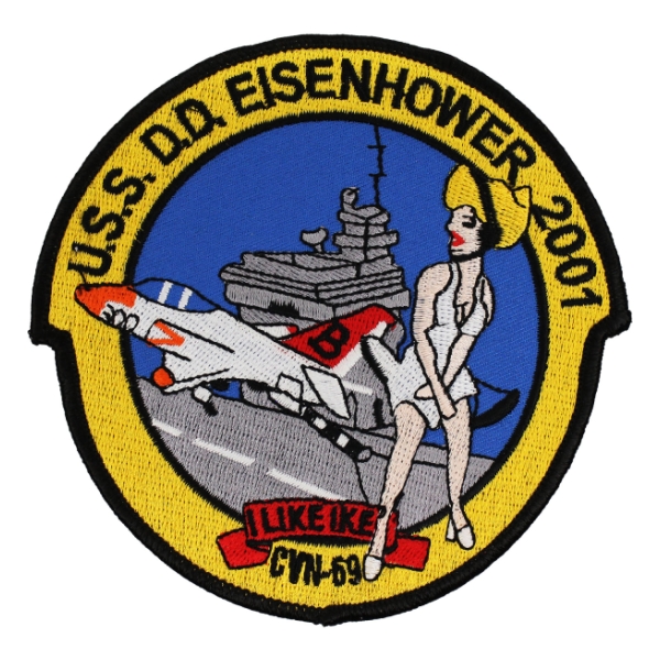 USS Dwight D. Eisenhower CVN-69 Ship Patch