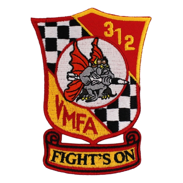 Marine Fighter Attack Squadron VMFA-312 (Fight's On) Patch