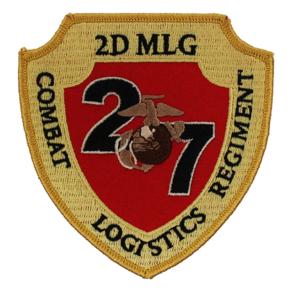 Marines 2nd Battalion 7th Marines 2D Marine Logistics Patch