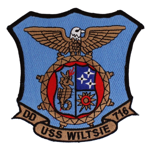 USS Wiltsie DD-716 Ship Patch