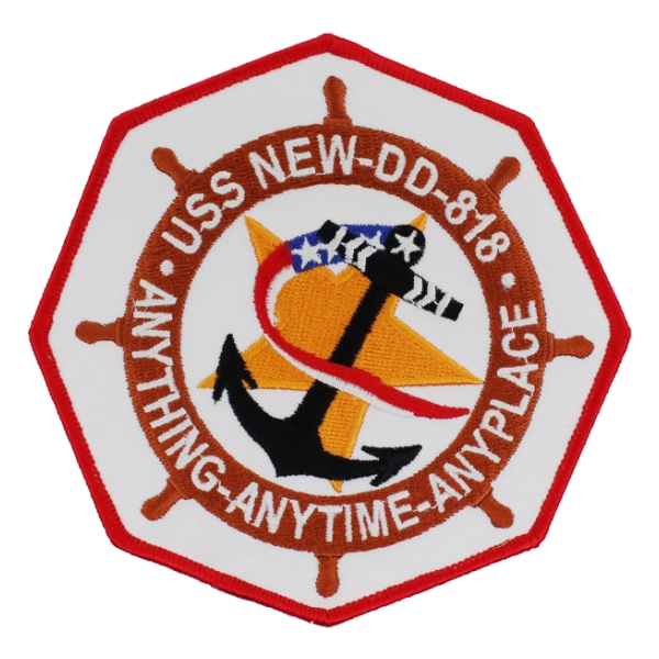 USS New DD-818 Ship Patch
