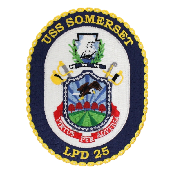 USS Somerset LPD-25 Ship Patch