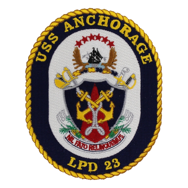 USS Anchorage LPD-23 Ship Patch