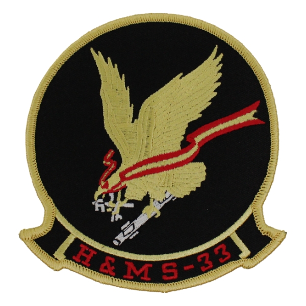 Marine Headquarters and Maintenance Squadron H&MS -33 Patch