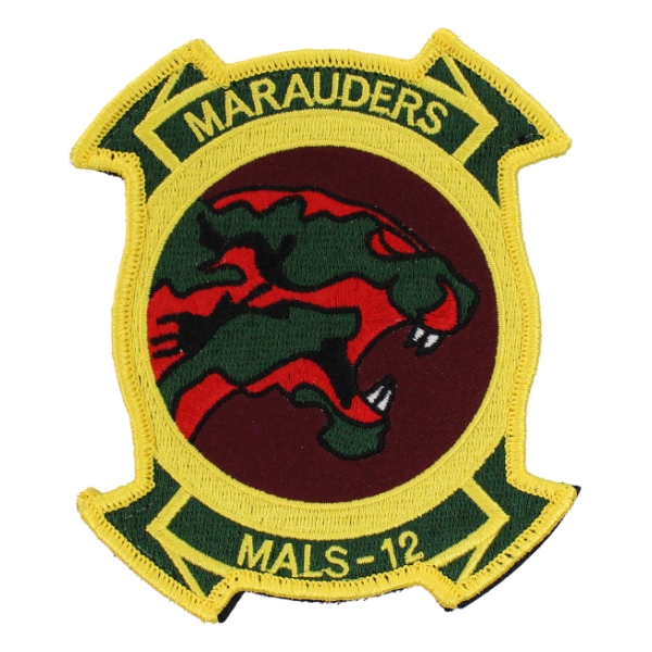 Marine Aviation Logistics Squadron MALS-12 Patch (MARAUDERS)