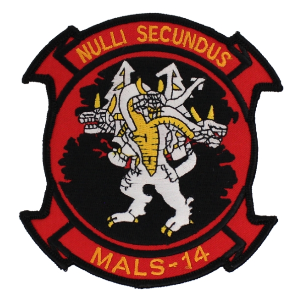 Marine Aviation Logistics Squadron MALS-14 Patch (NULLI SECUNDUS)