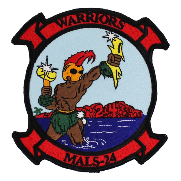 Marine Aviation Logistics Squadron MALS-24 Patch (WARRIORS)