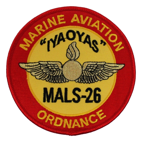 Marine Aviation Logistics Squadron MALS-26 Patch (ORDNANCE)