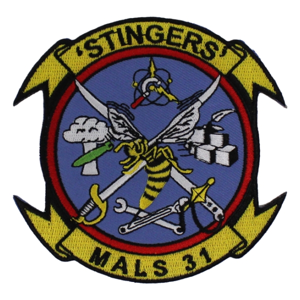 Marine Aviation Logistics Squadron MALS-31 Patch (STINGERS)