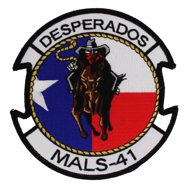 Marine Aviation Logistics Squadron MALS-41 Patch (DESPERADOS)