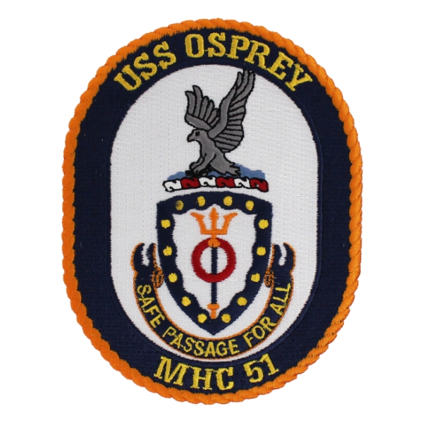 USS Osprey MHC-51 Ship Patch