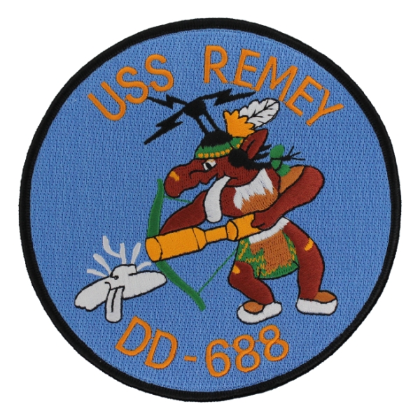 USS Remey DD-688 Ship Patch
