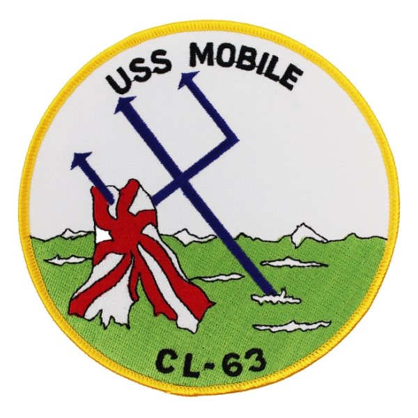 USS Mobile CL-63 Ship Patch