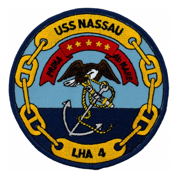 USS Nassau LHA-4 Ship Patch