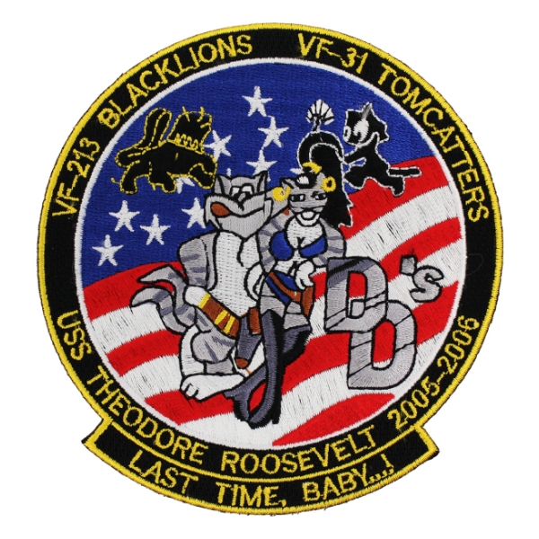 USS Theodore Roosevelt 2005-2006 VF-213/VF-31 Patch