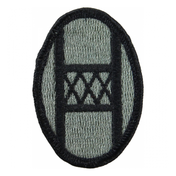 30th Infantry Division Patch Foliage Green (With Hook Fastener)