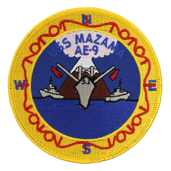 USS Mazama AE-9 Ship Patch