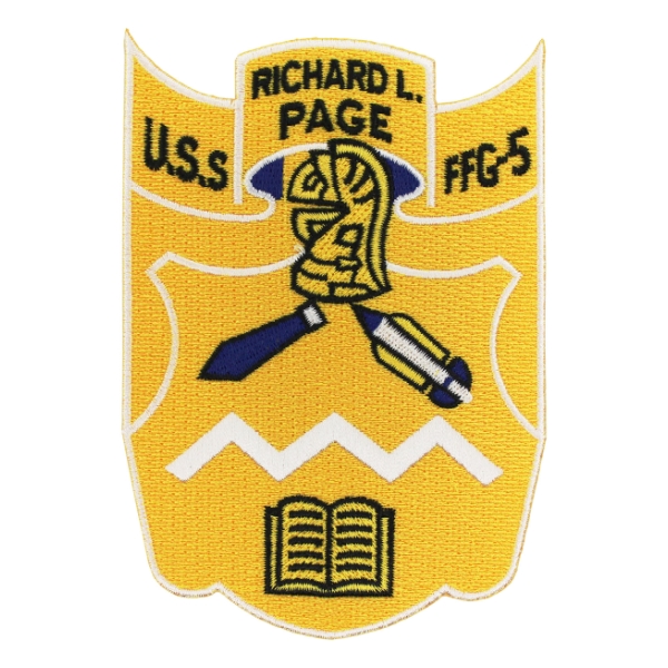 USS Richard L. Page FFG-5 Ship Patch