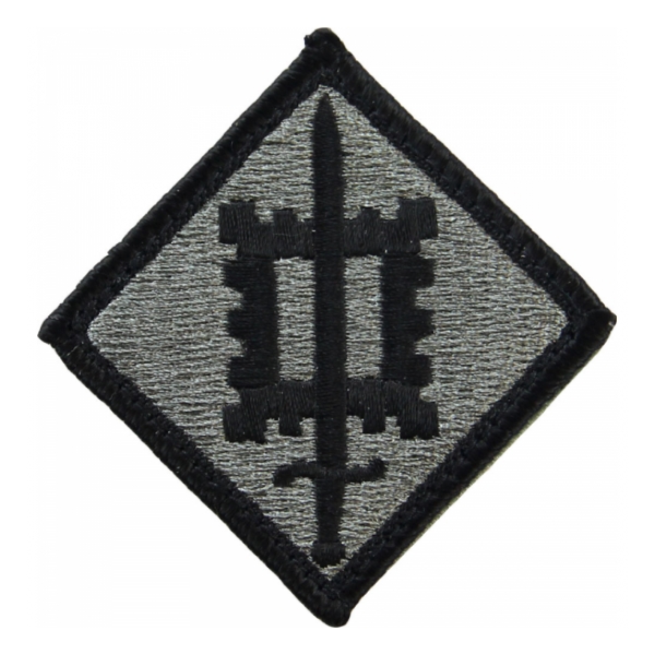 18th Engineer Brigade Patch Foliage Green (With Hook Fastener)