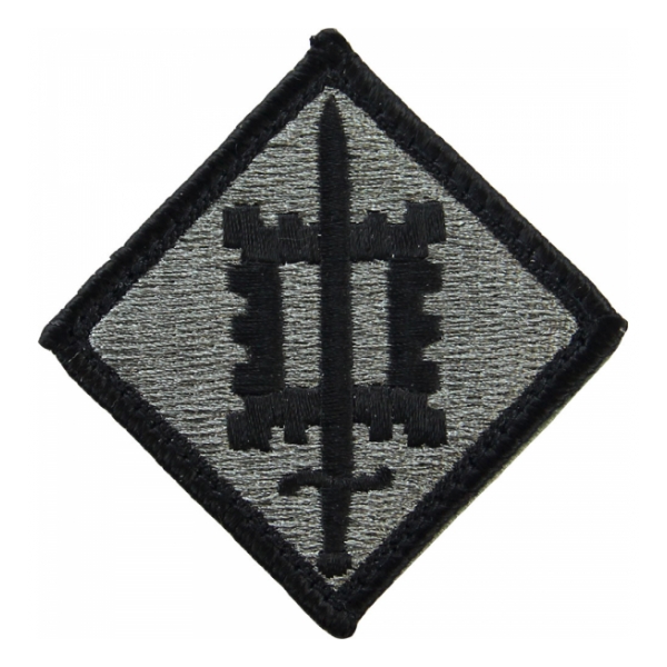 18th Engineer Brigade Patch Foliage Green (Velcro Backed)