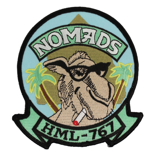 Marine Light Helicopter Squadron HML-767 Patch (NOMADS)