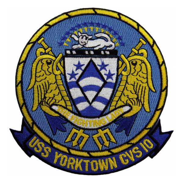 USS Yorktown CVS-10 Ship Patch