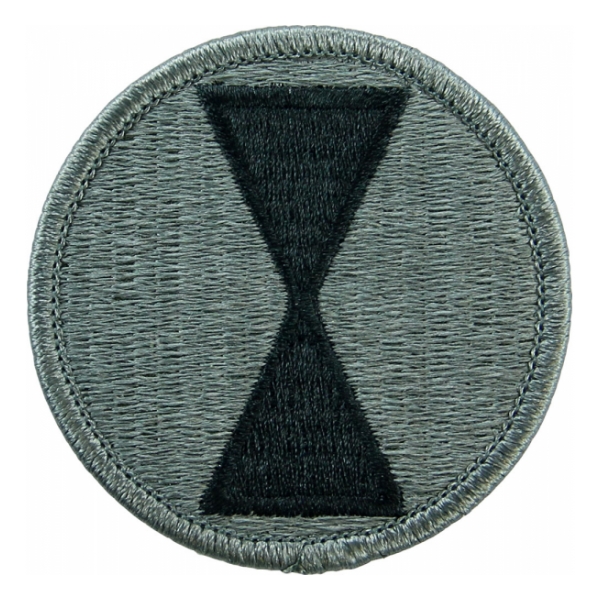 7th Infantry Division Patch Foliage Green (Velcro Backed)