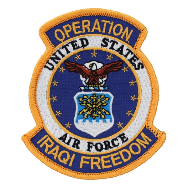 Operation Iraqi Freedom Patch U.S. Air Force
