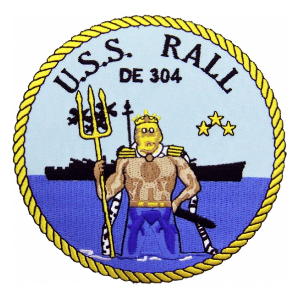 USS Rall DE-304 Ship Patch