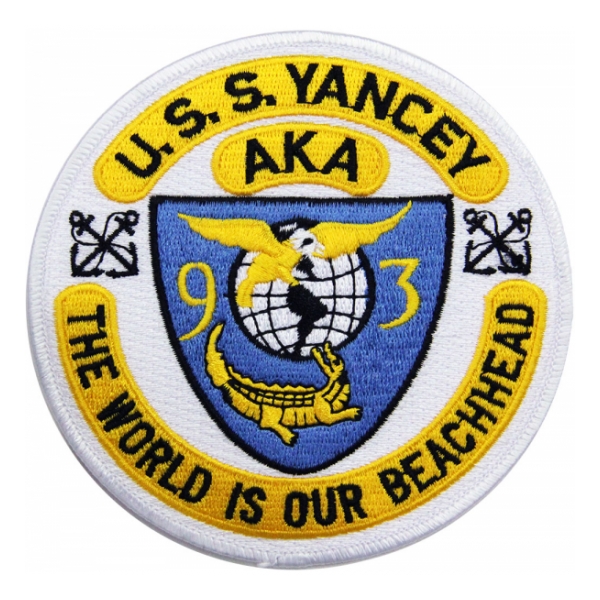 USS Yancey AKA-93 Ship Patch