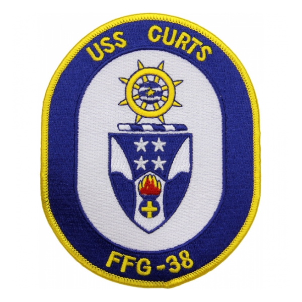 USS Curts FFG-38 Ship Patch