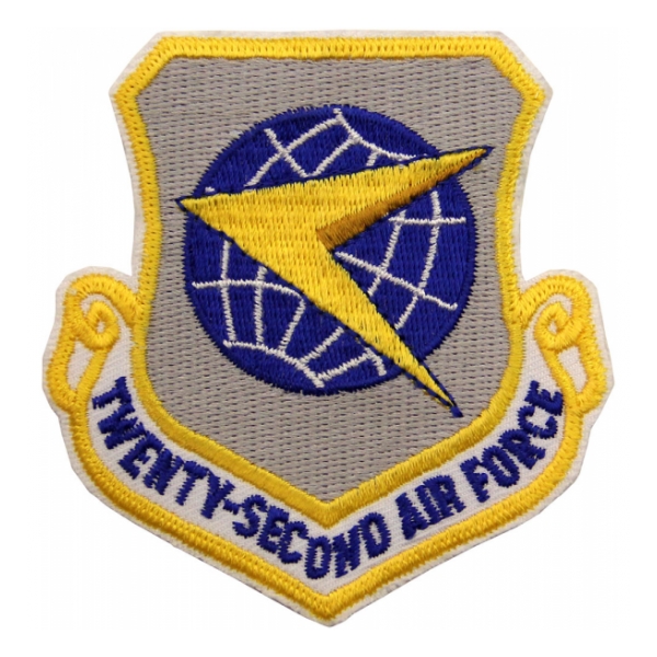 Twenty Second Air Force Patch