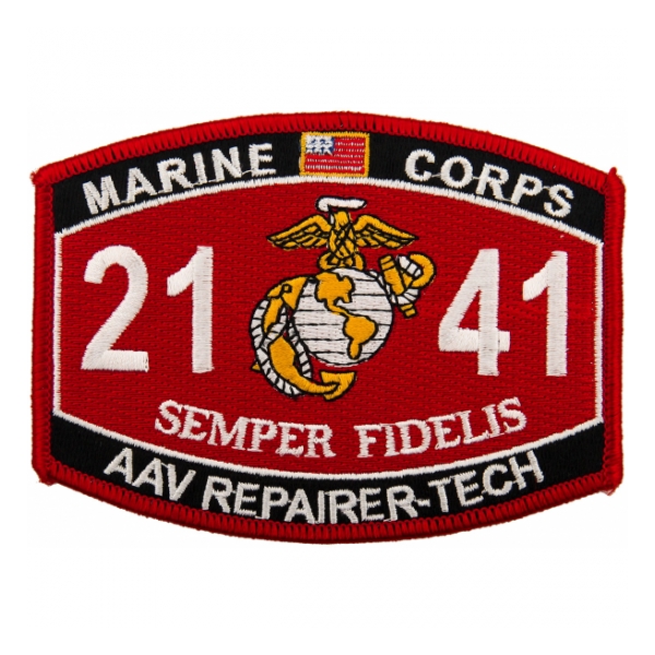 USMC MOS 2141 AAV Repairer-Tech Patch