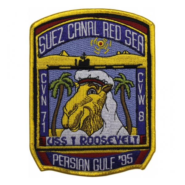 USS T. Roosevelt CVN-71 / CVW-8 Persian Gulf 95 Cruise Ship Patch