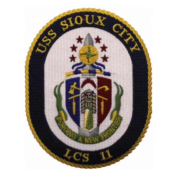 USS Sioux City LCS-11 Ship Patch