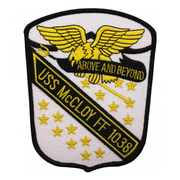 USS McCloy FF-1038 Ship Patch